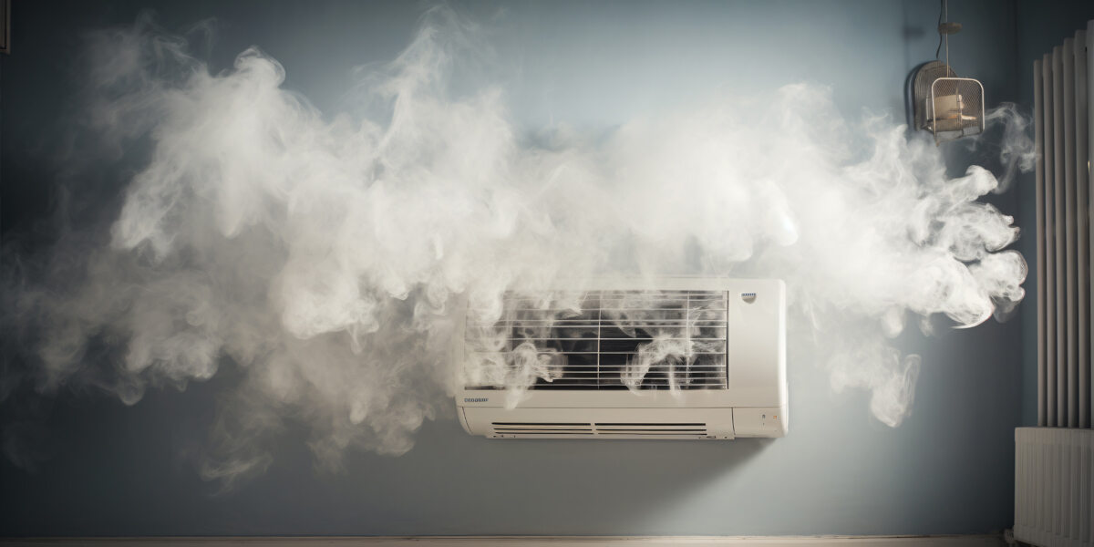 HVAC technician inspecting AC unit for common repair signs in Ohio