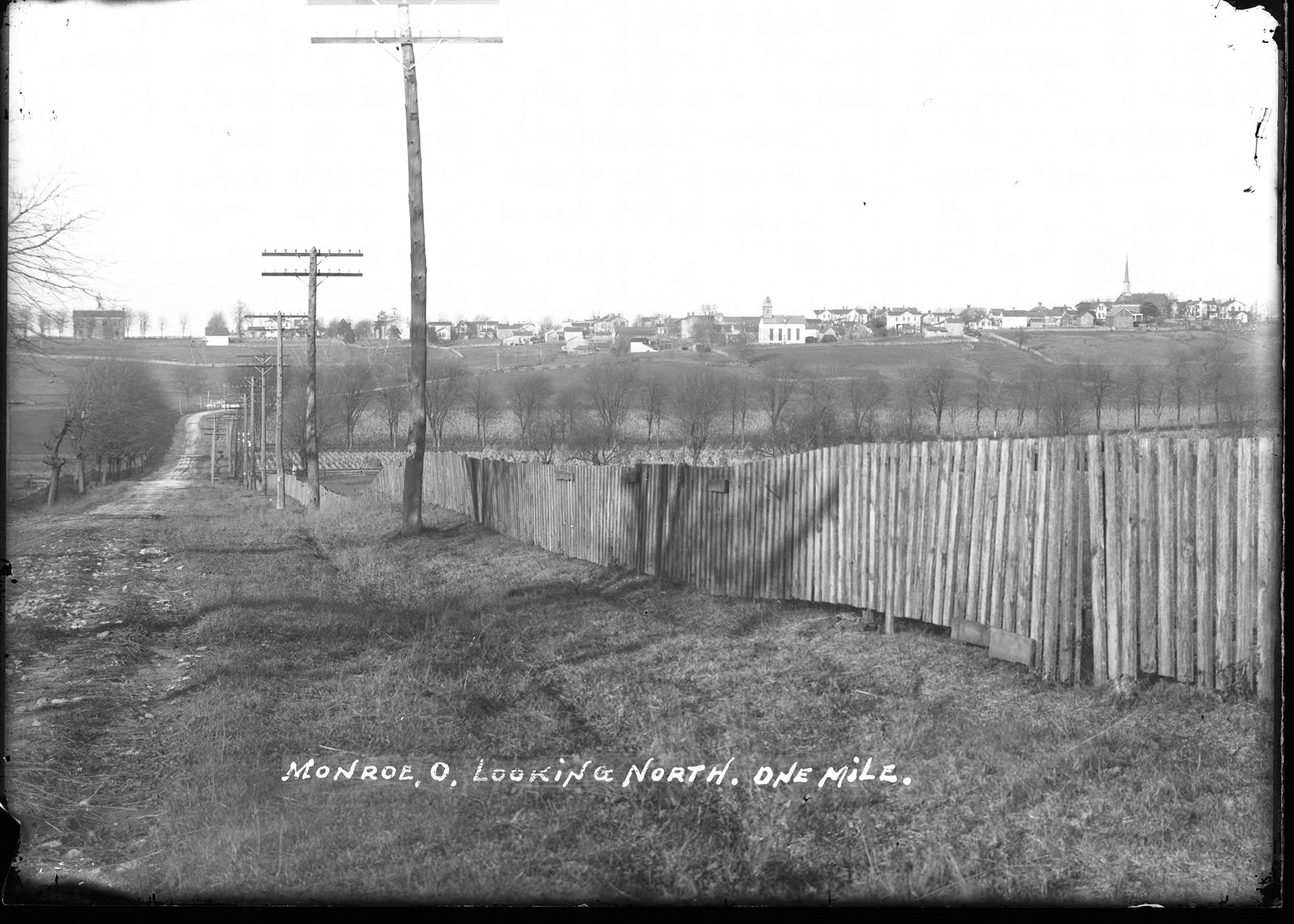 Historic Monroe, Ohio streetscape photograph