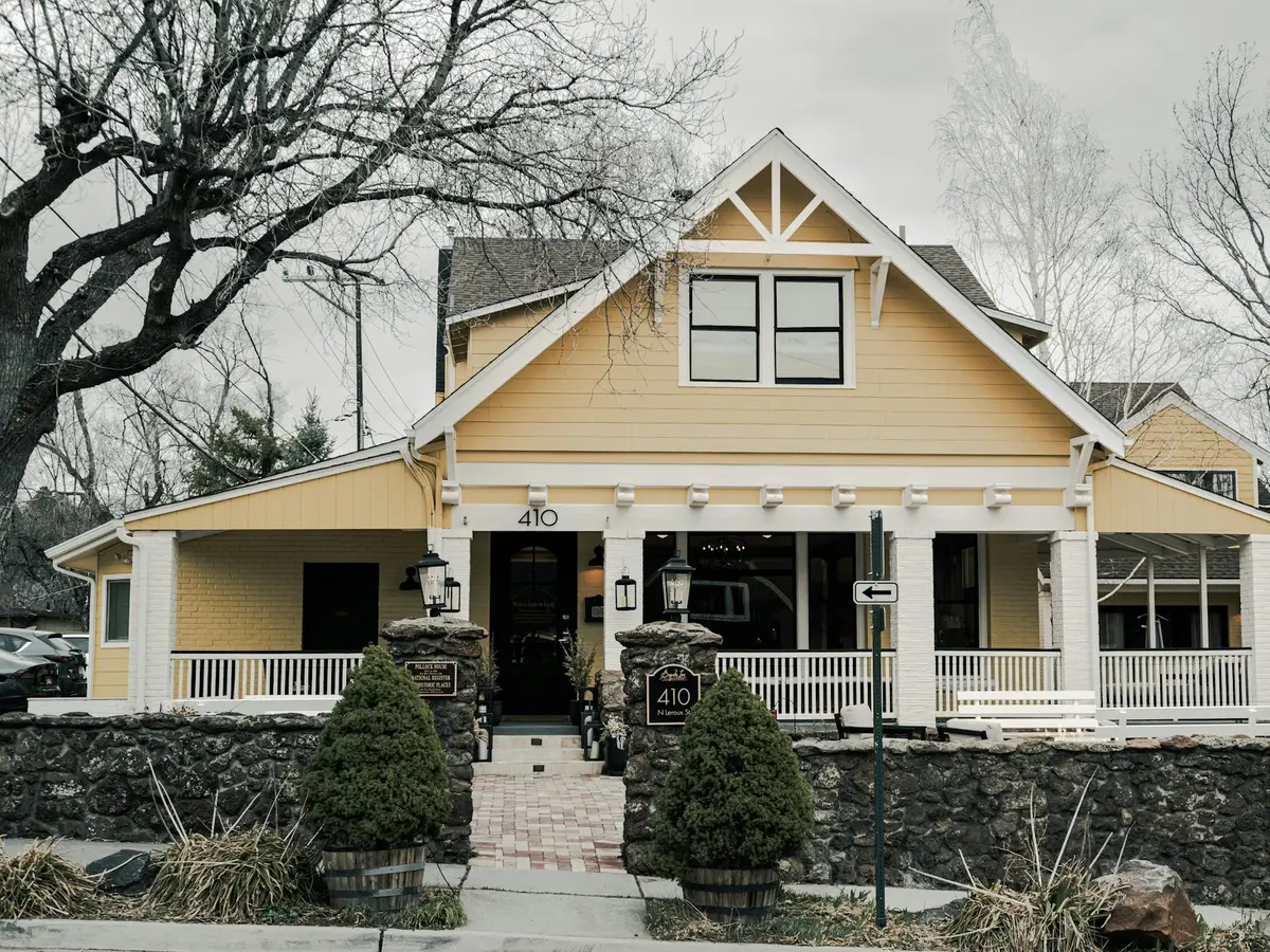 Historic bungalow with a deep porch like Waynesville’s older homes
