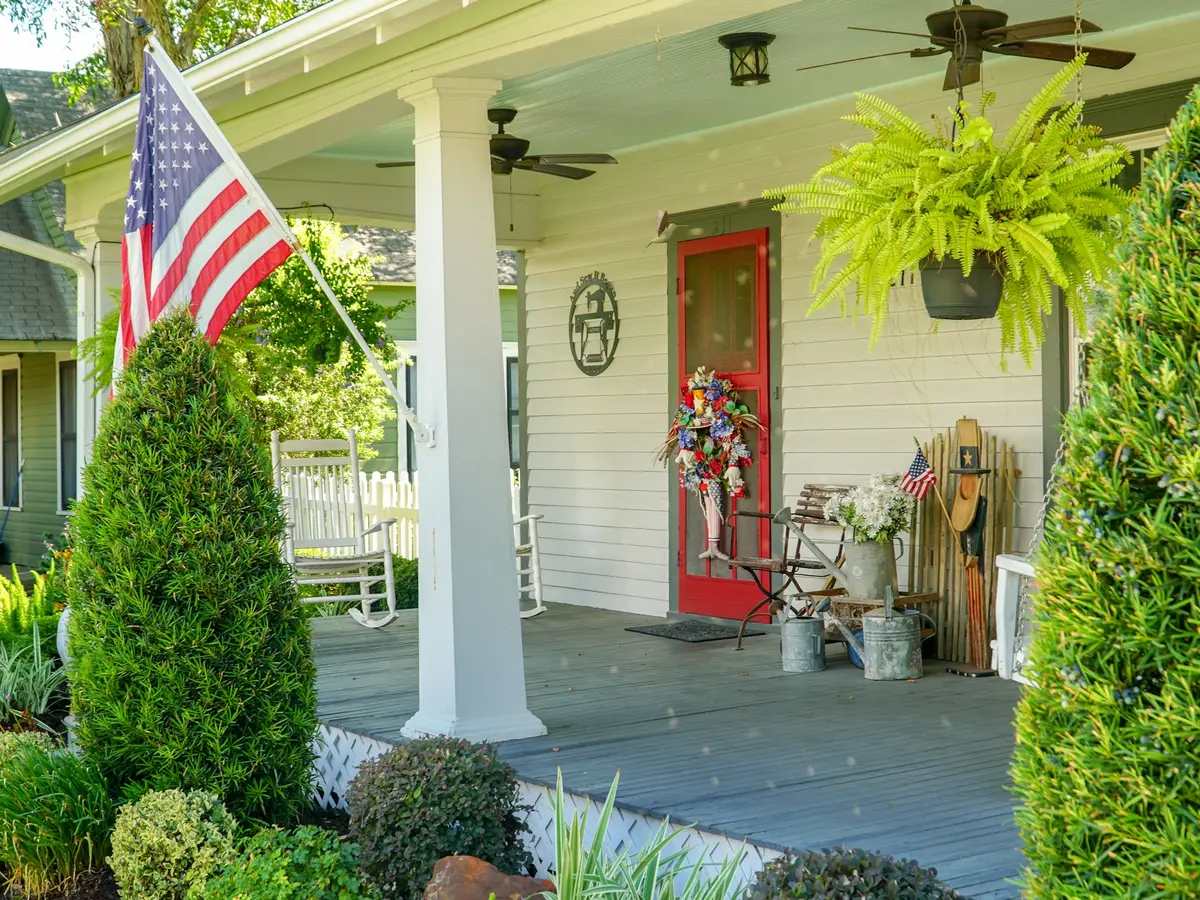 A welcoming front porch — new clients start here